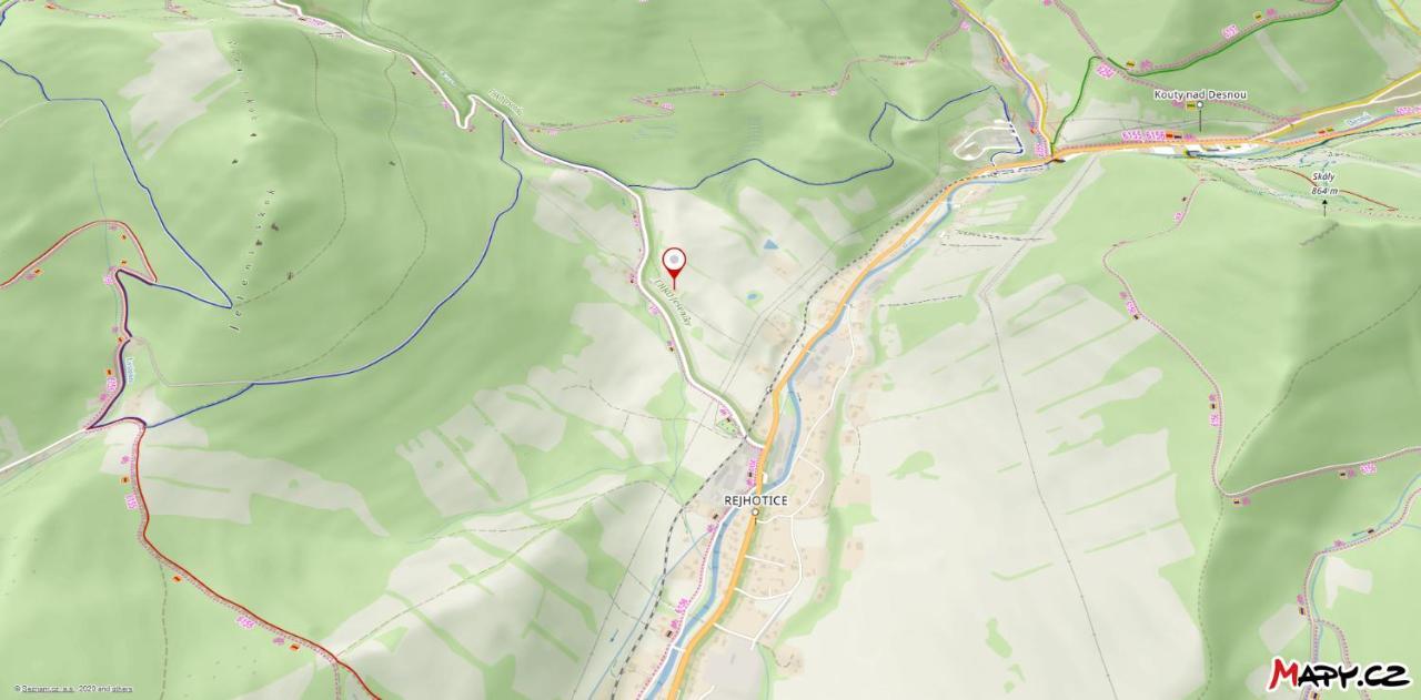 Loučná nad Desnou U Dvou Studni酒店 外观 照片